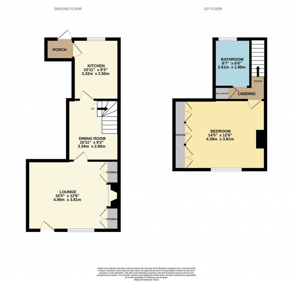 Floorplans For Ollerton Terrace, Chorley Road, Withnell, Chorley