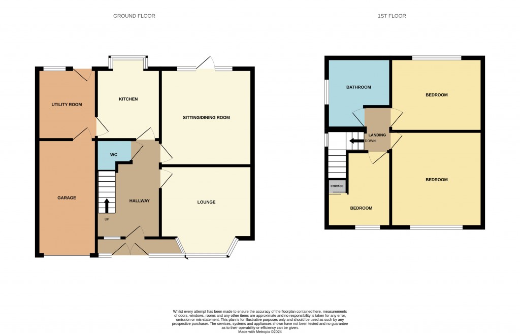 Floorplans For Chester Avenue, Duxbury, Chorley