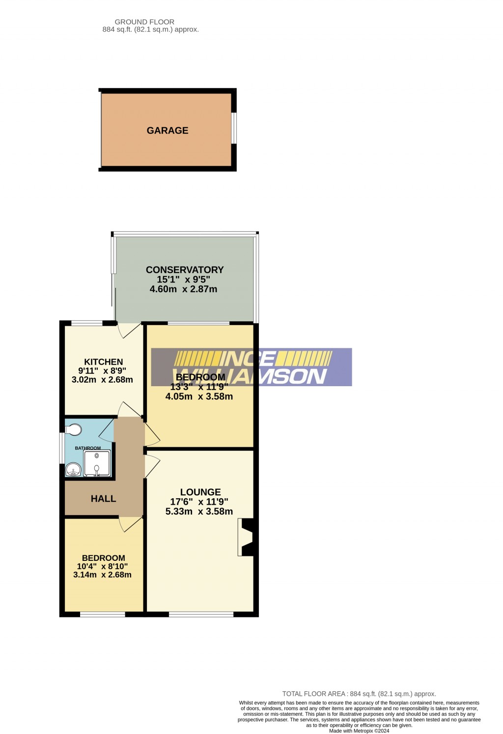Floorplans For Astley Road, Chorley