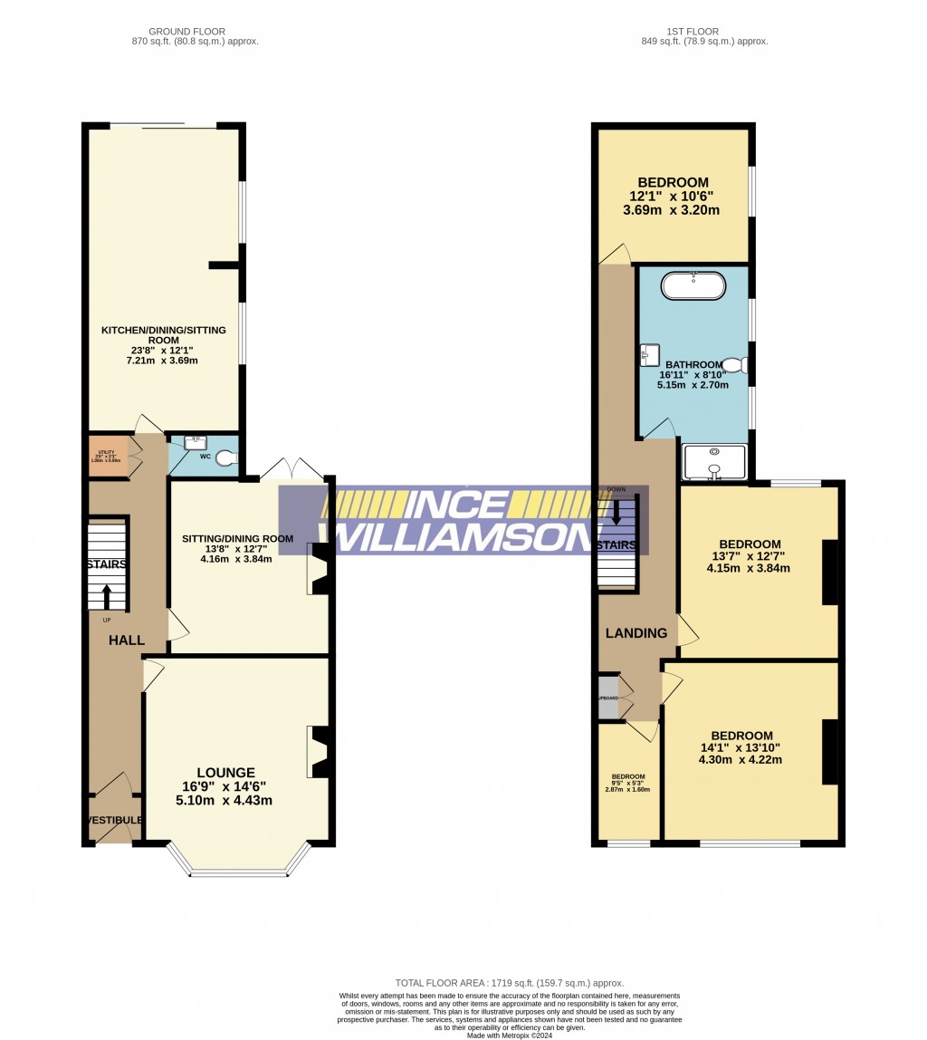 Floorplans For Gillibrand Walks, Chorley