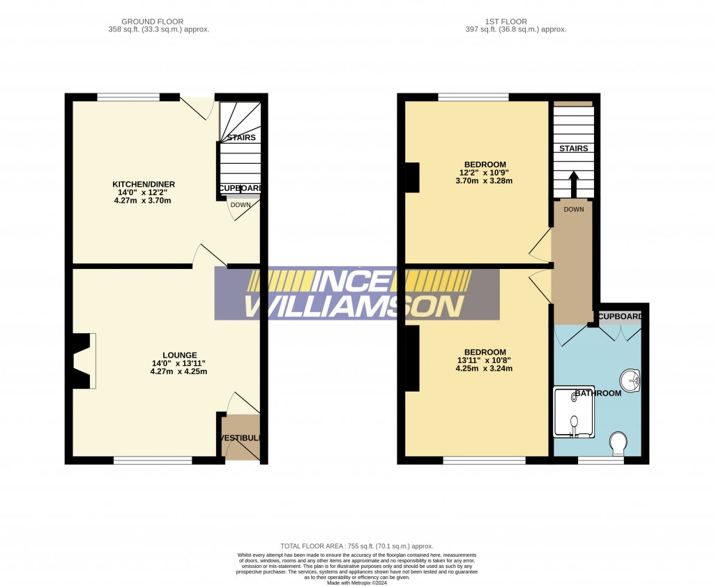 Floorplans For Hamilton Road, Chorley