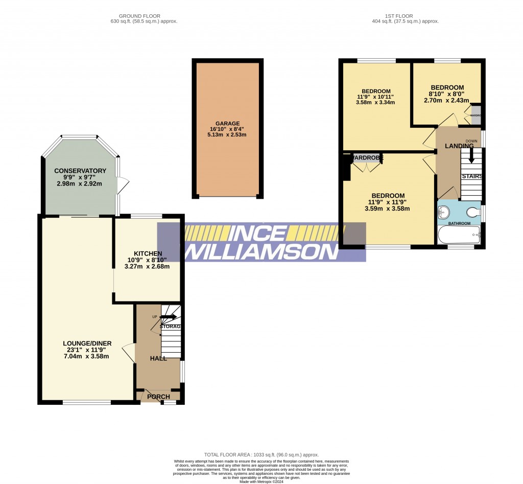 Floorplans For Kingsway, Euxton, Chorley