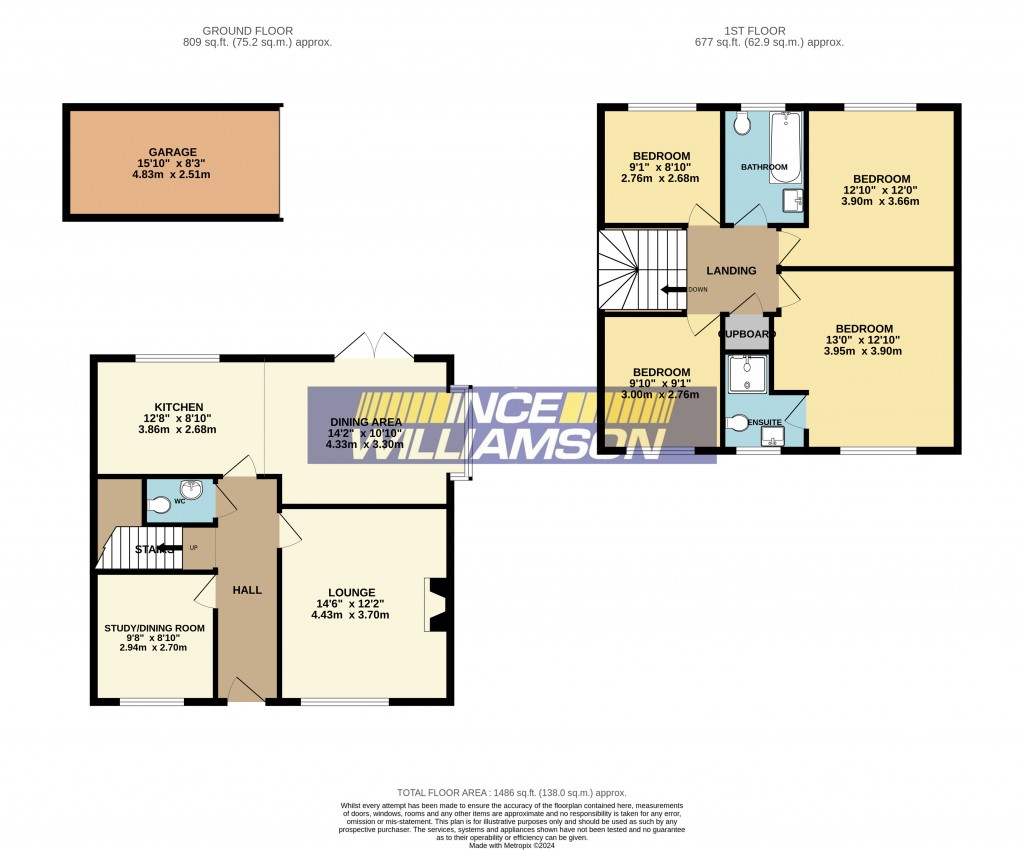 Floorplans For Bamburgh Drive, Buckshaw Village, Chorley