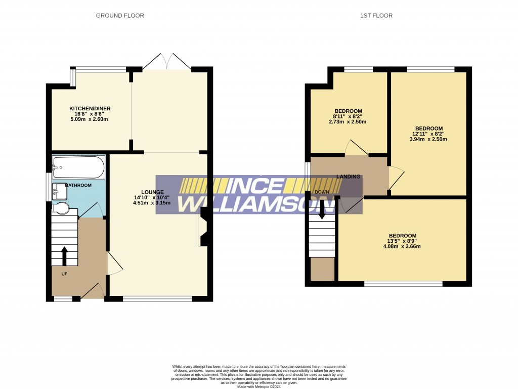 Floorplans For Collingwood Road, Chorley