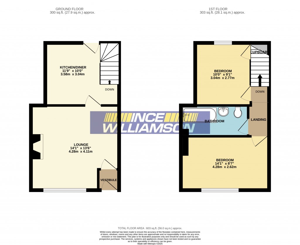 Floorplans For Beaconsfield Terrace, Chorley