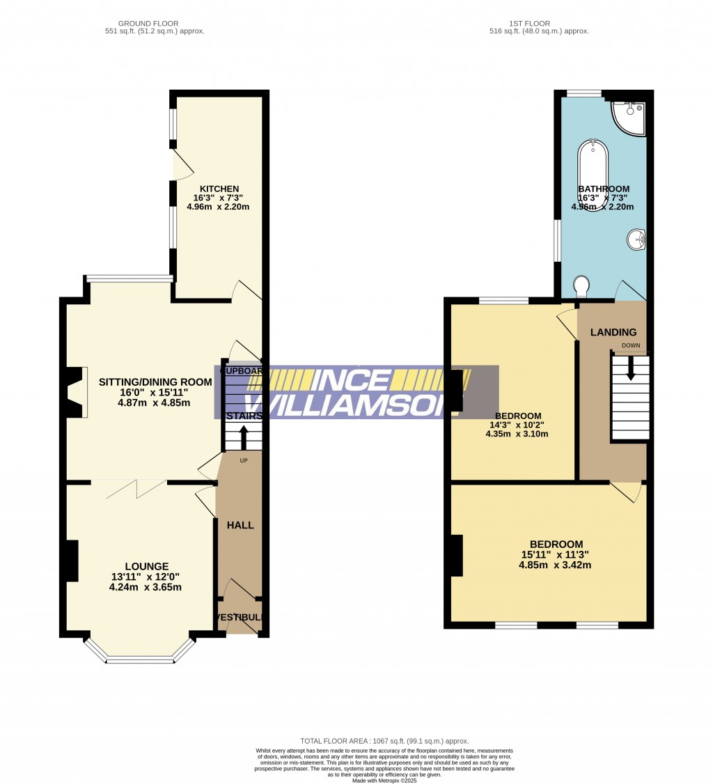 Floorplans For Preston Road, Chorley