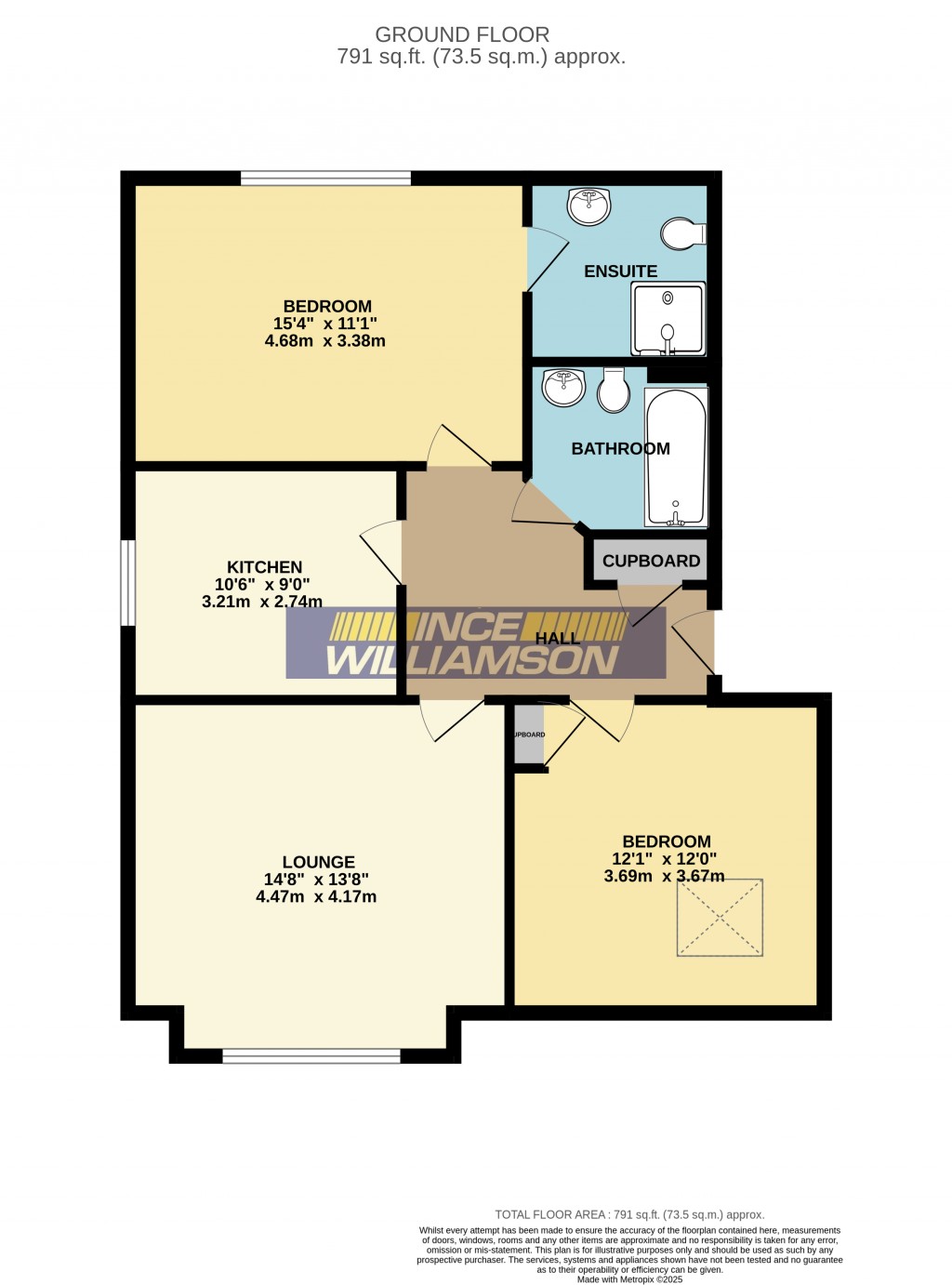 Floorplans For Belvedere Court, Kensington Road, Chorley