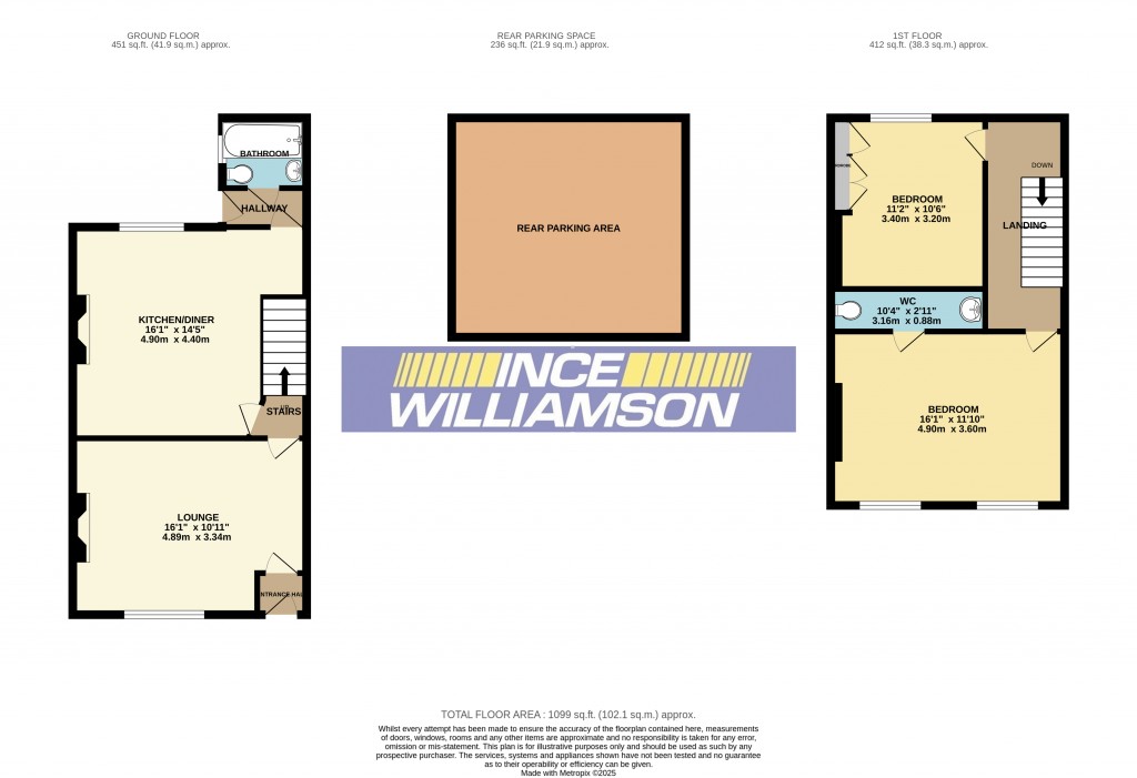 Floorplans For Chorley Old Road, Whittle-Le-Woods, Chorley