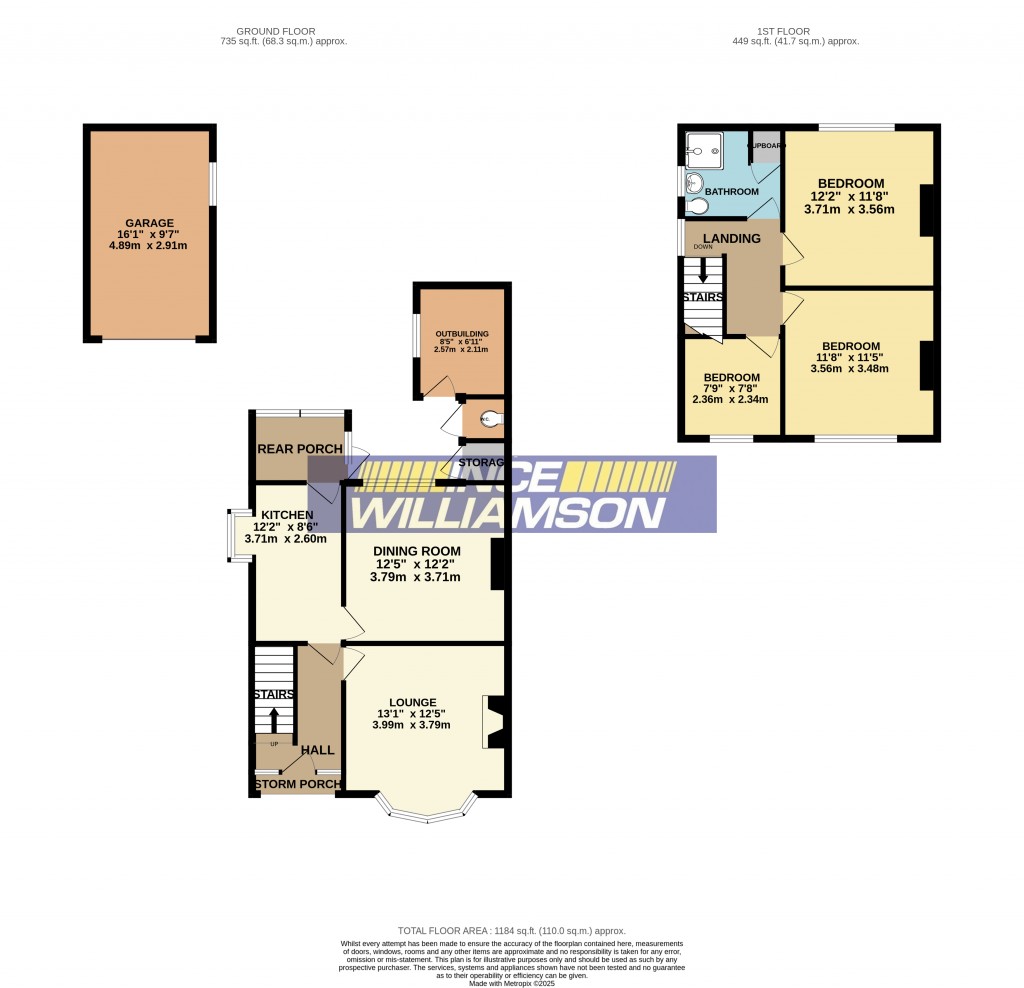Floorplans For Towngate, Eccleston, Chorley