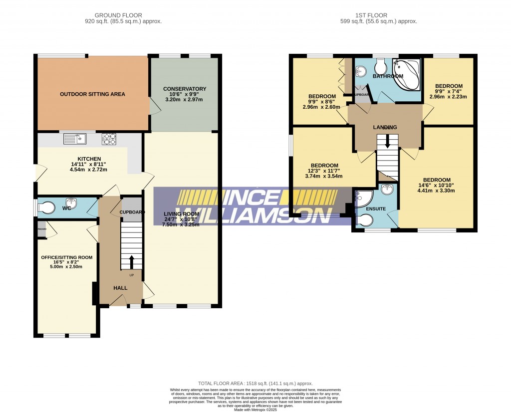 Floorplans For Ashridge Way, Orrell, Wigan