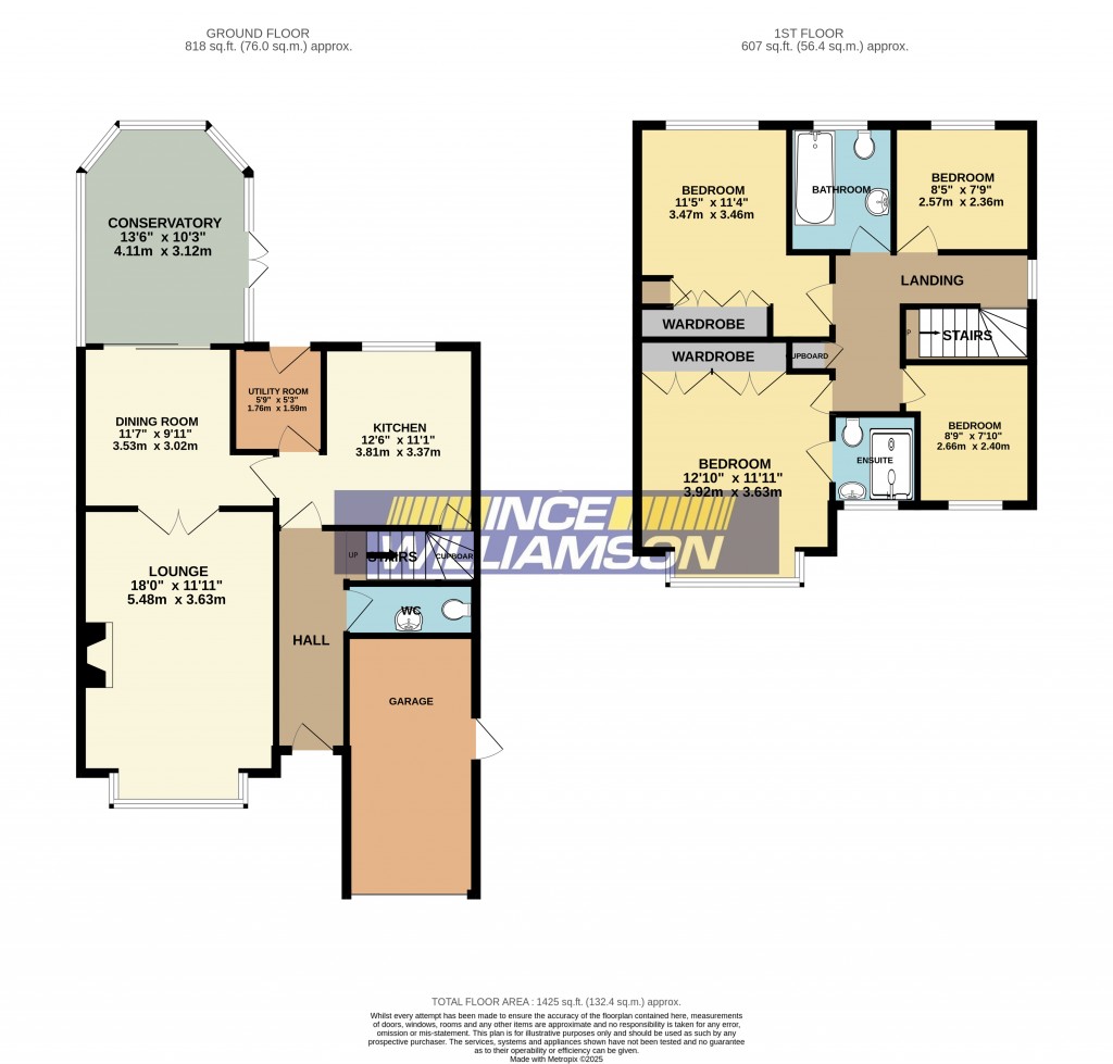 Floorplans For Orchard Drive, Whittle-Le-Woods, Chorley