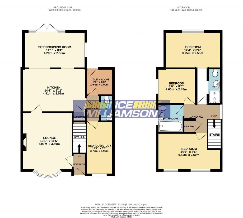 Floorplans For Hurstbrook, Coppull, Chorley