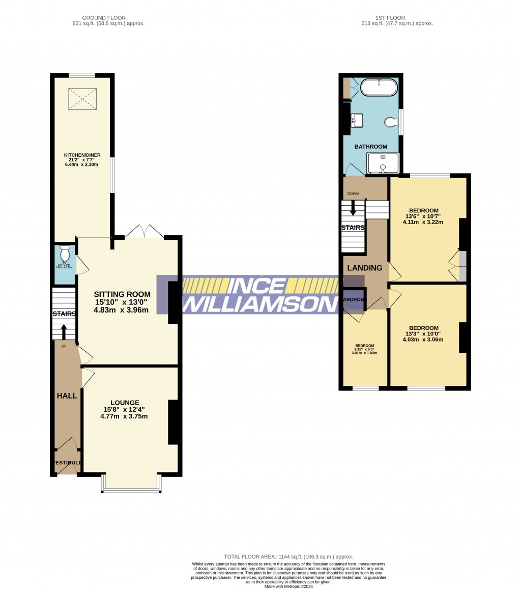 Floorplans For Trinity Road, Chorley