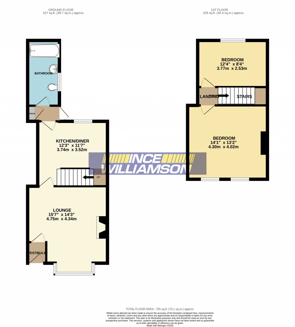Floorplans For Seymour Street, Chorley