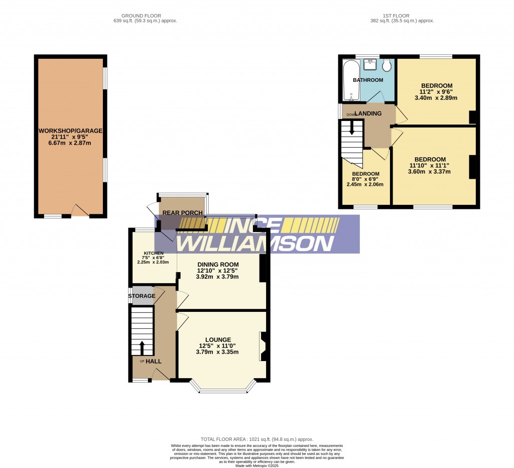 Floorplans For Canterbury Street, Chorley