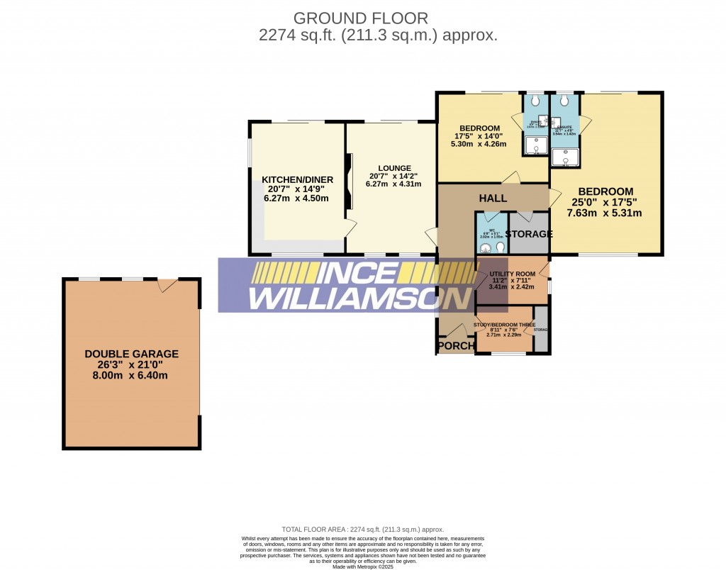 Floorplans For Meadow View, Brown House Lane, Higher Wheelton, Chorley
