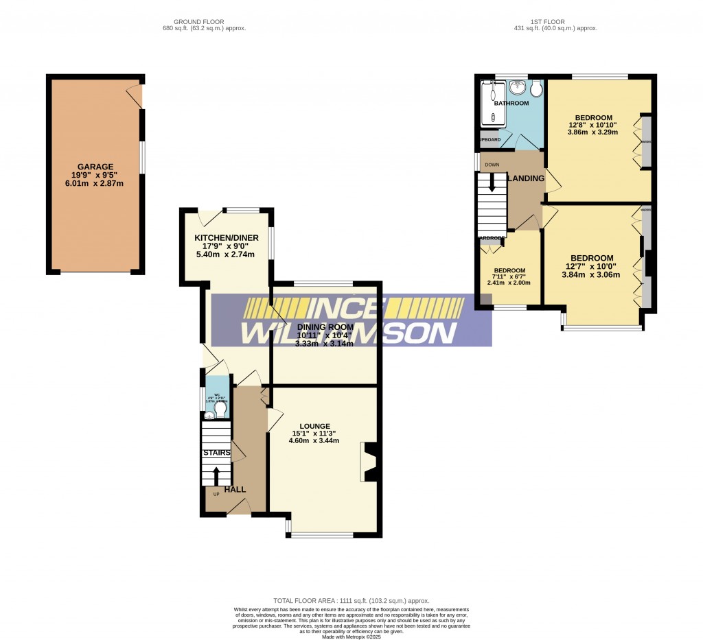 Floorplans For Walgarth Drive, Chorley