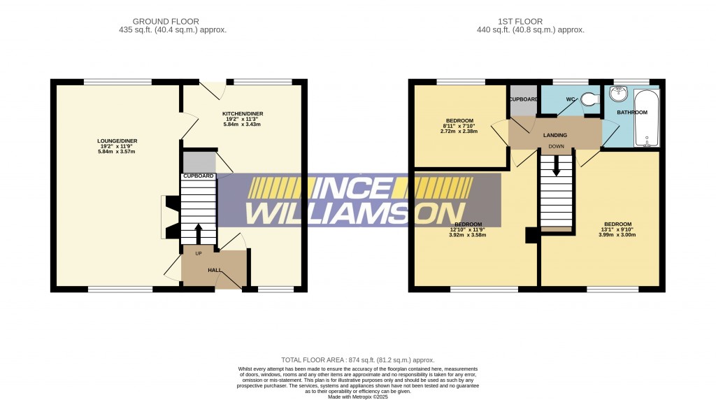 Floorplans For Lawnwood Avenue, Chorley