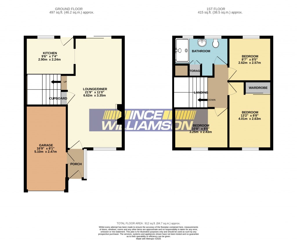 Floorplans For Deerfold, Astley Village, Chorley