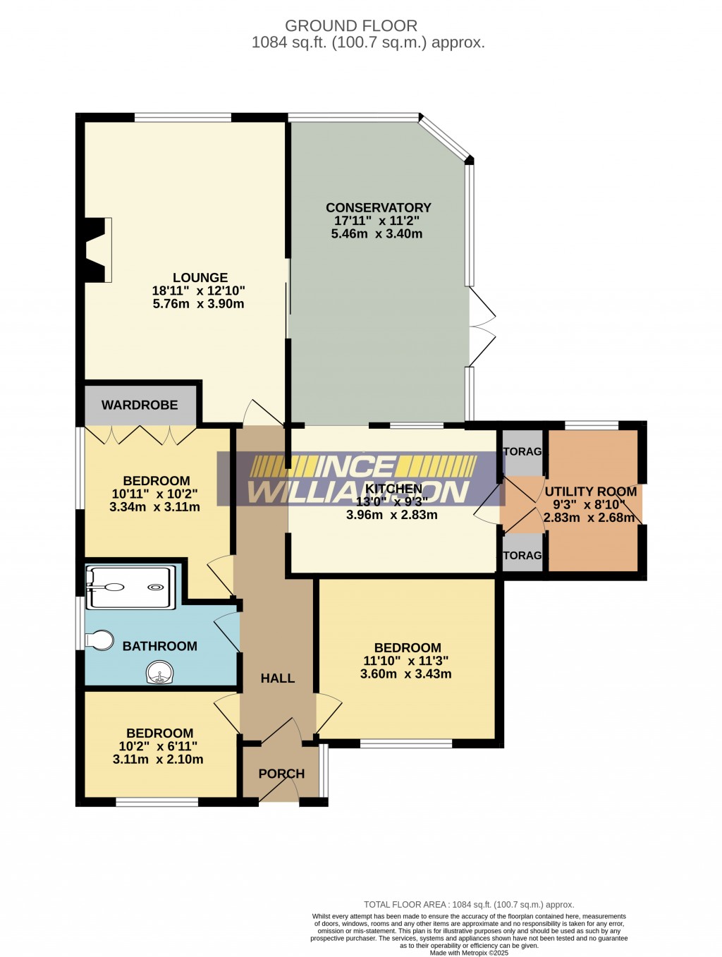 Floorplans For Grosvenor Road, Chorley