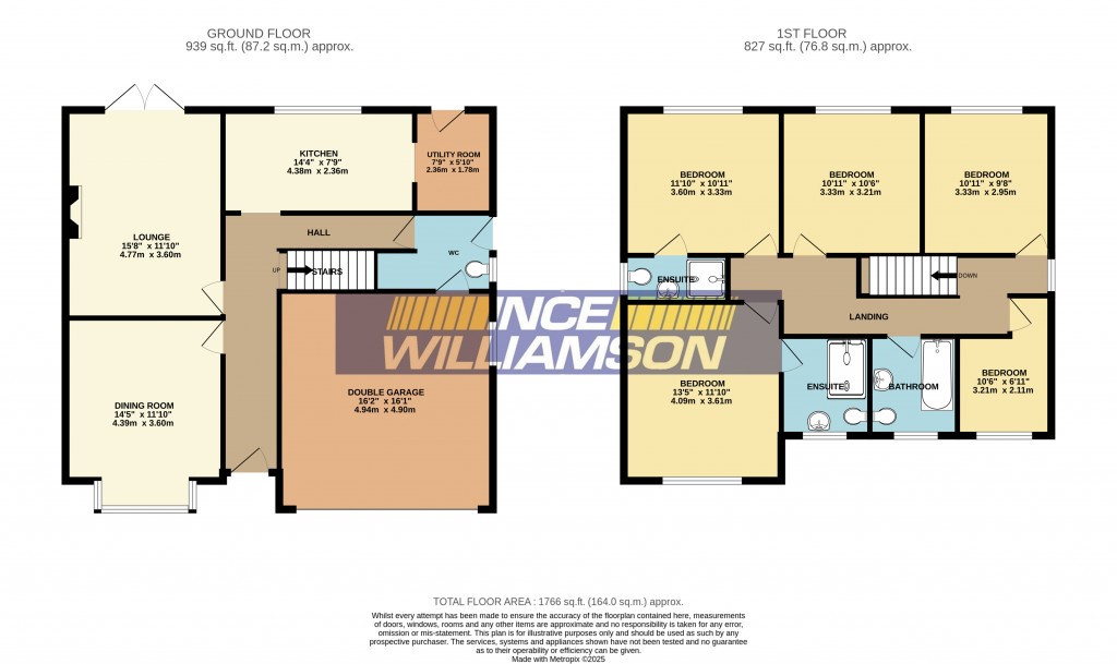 Floorplans For Winchester Avenue, Duxbury, Chorley