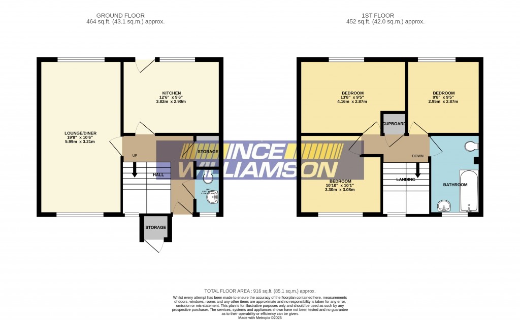 Floorplans For Buckshaw Hall Close, Astley Village, Chorley