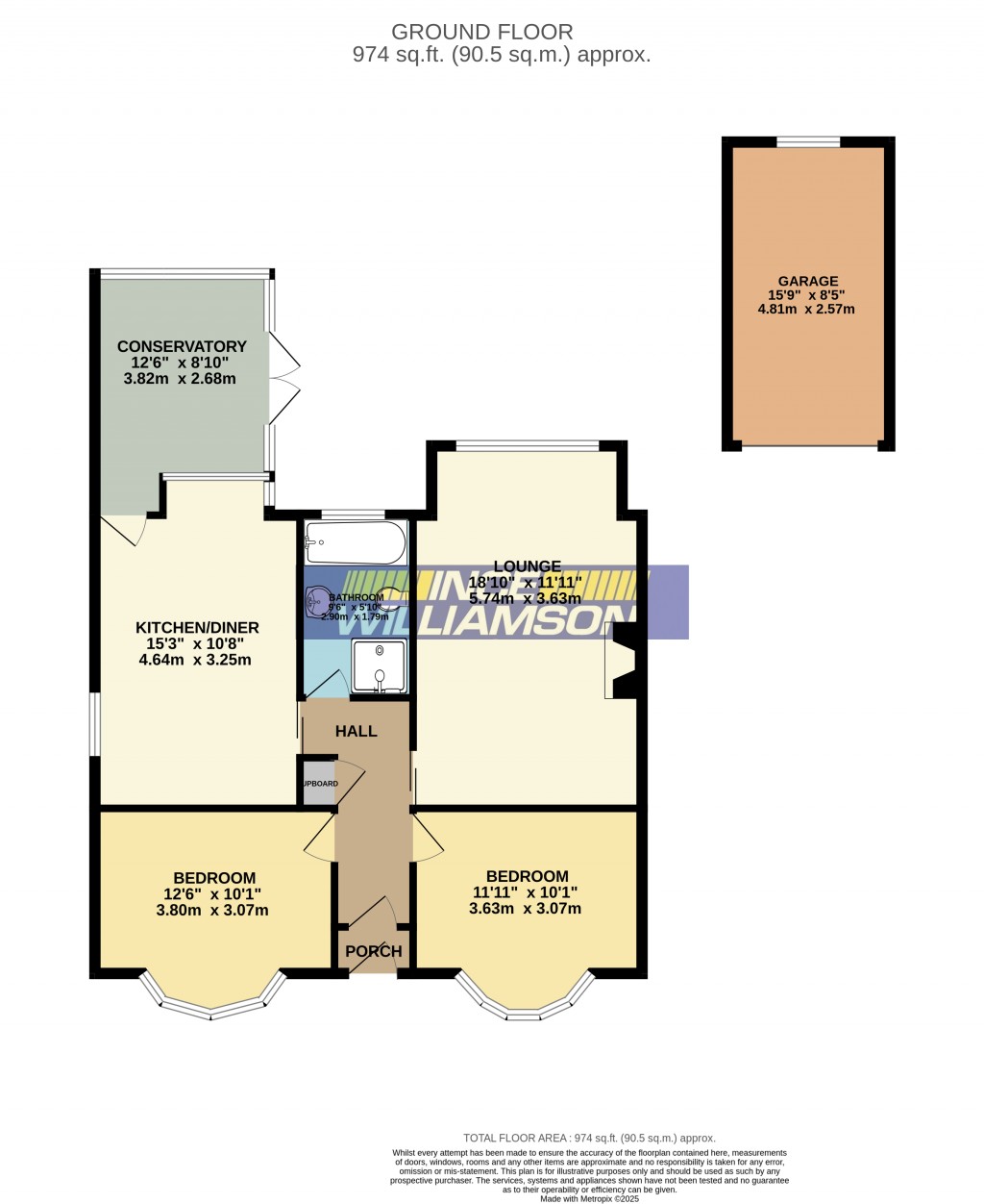 Floorplans For Bagganley Lane, Chorley