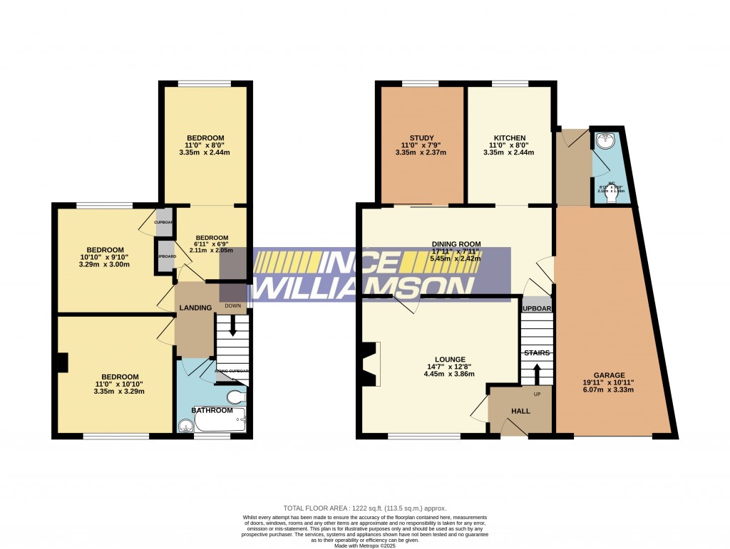 Floorplans For Park Avenue, Euxton, Chorley