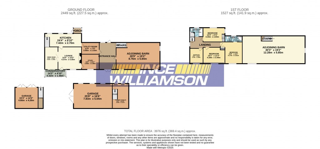 Floorplans For Withnell Farm, Bury Lane, Withnell