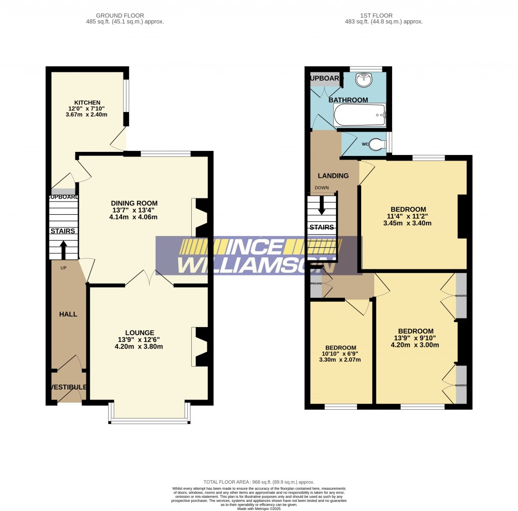 Floorplans For Stump Lane, Chorley