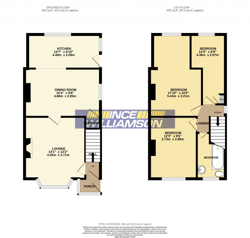 Floorplans For Oakwood Road, Chorley