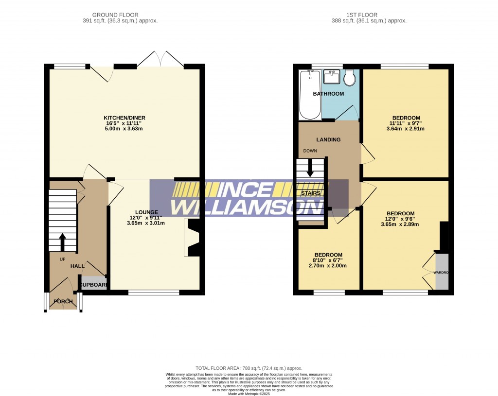 Floorplans For Granville Road, Chorley