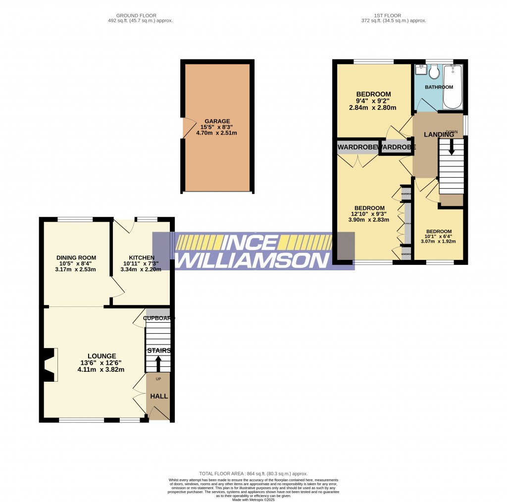 Floorplans For Princess Way, Euxton, Chorley