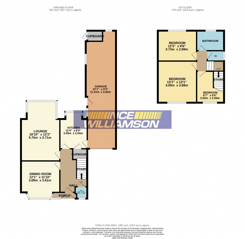 Floorplans For Chester Avenue, Duxbury, Chorley