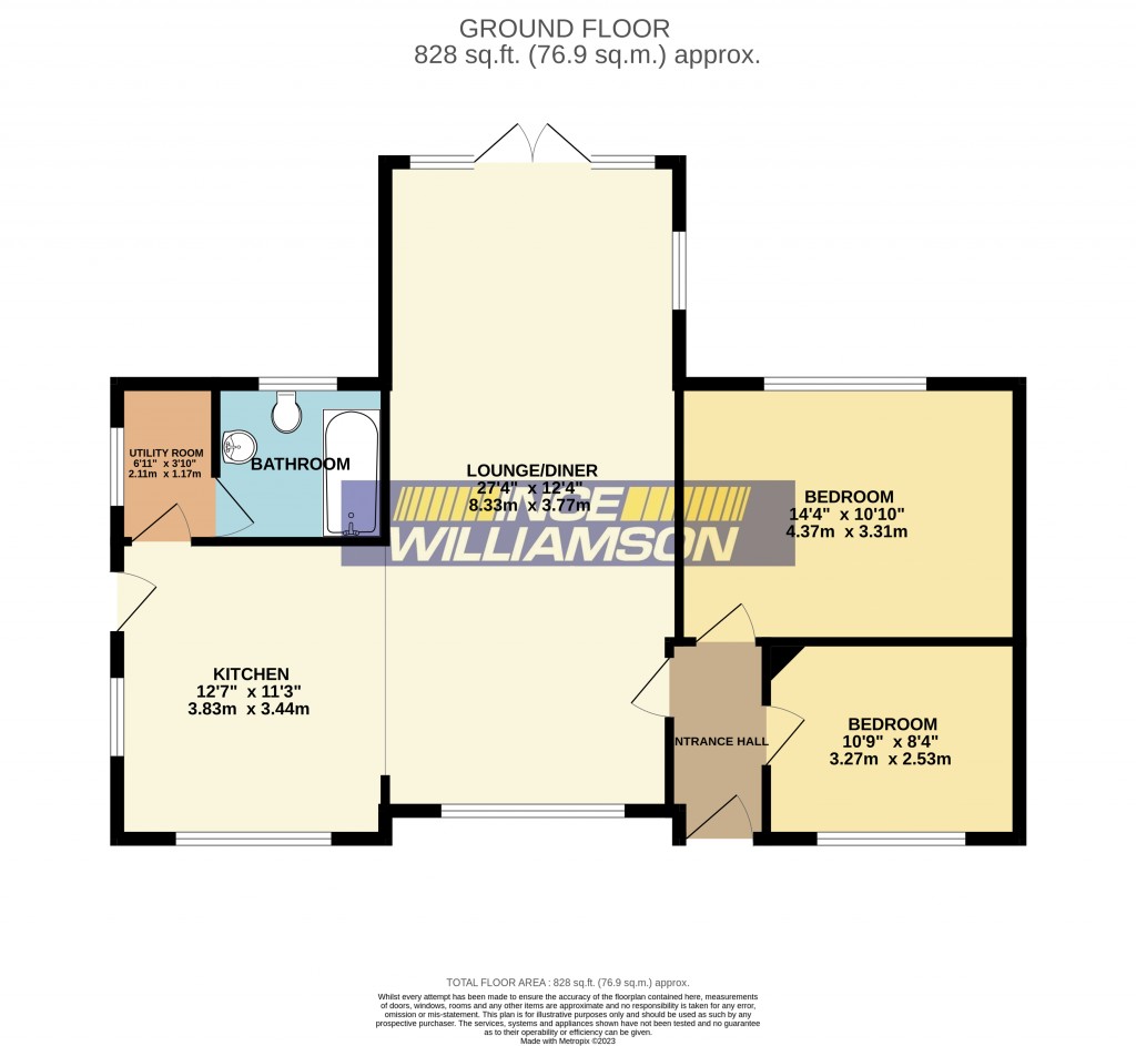 Floorplans For Lichfield Road, Chorley