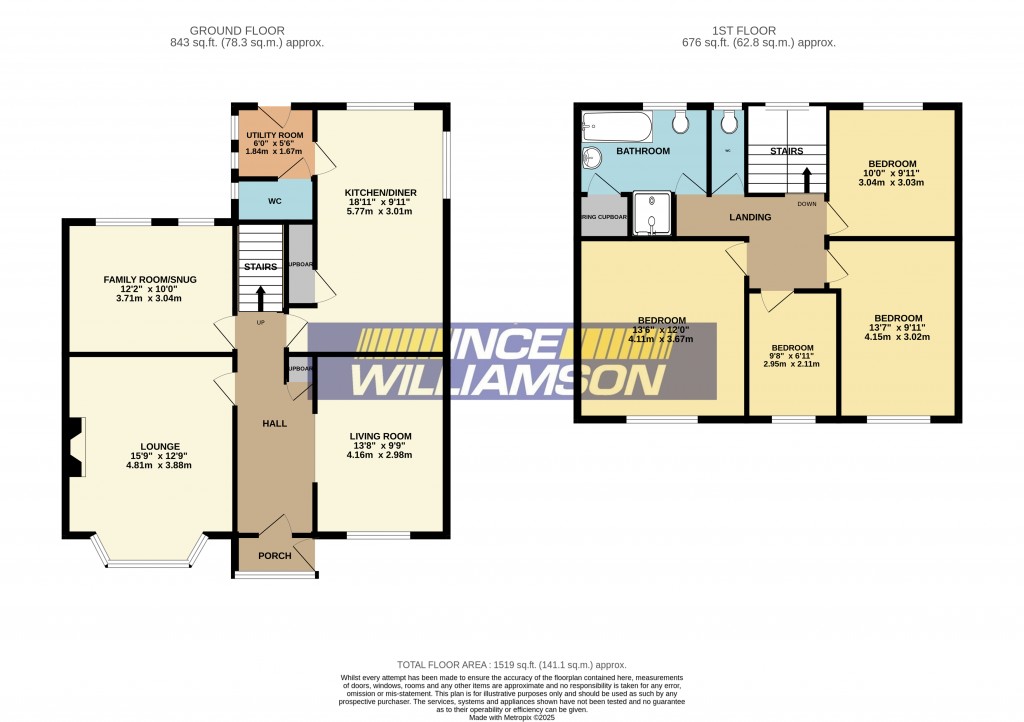 Floorplans For Denewood, Coppice Lane, White Coppice, Chorley