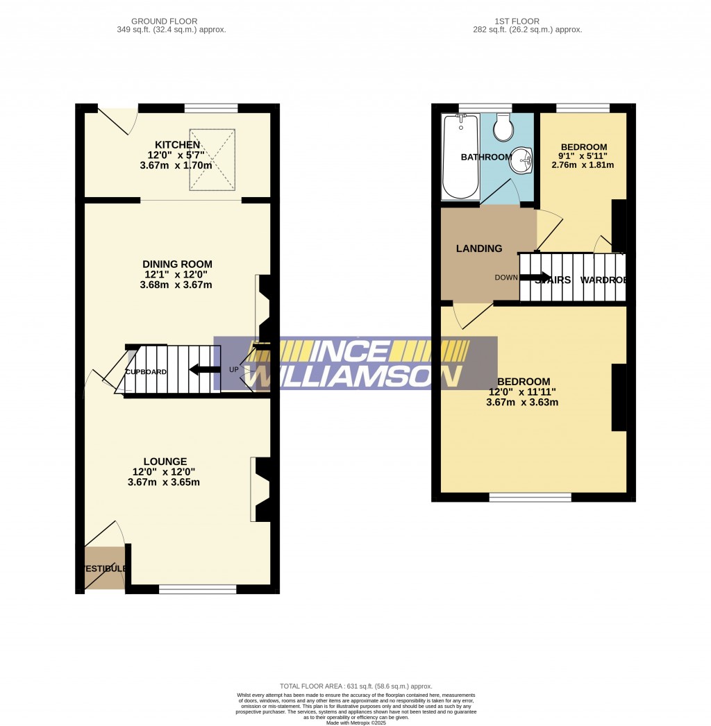 Floorplans For Cowling Road, Chorley