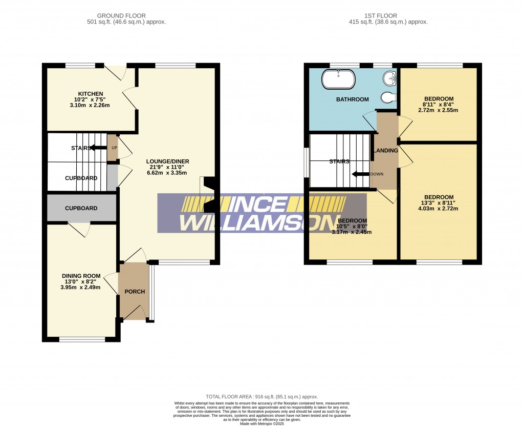 Floorplans For Edgefield, Astley Village, Chorley