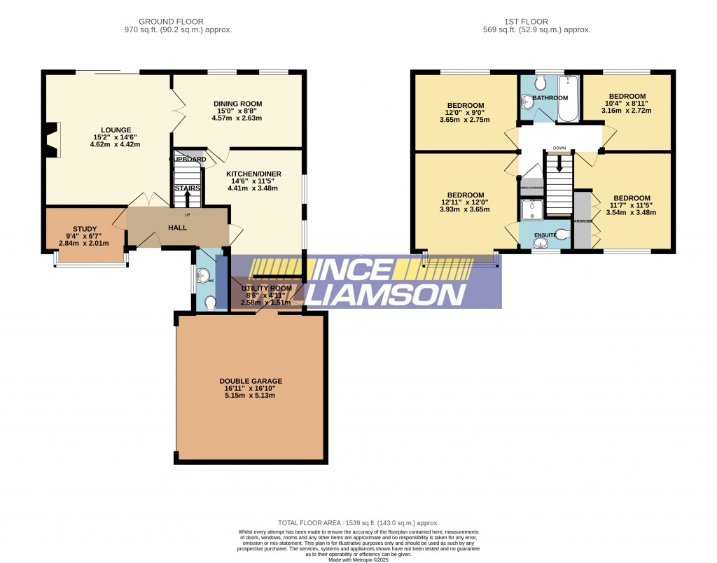 Floorplans For Royton Drive, Whittle-Le-Woods, Chorley