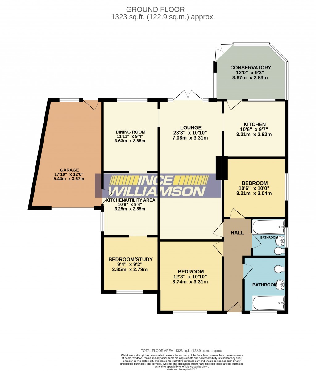 Floorplans For Kirkstall Road, Chorley