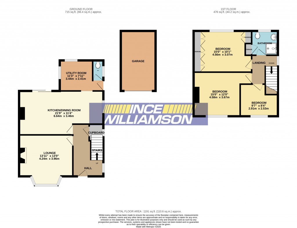 Floorplans For Sandringham Avenue, Leyland