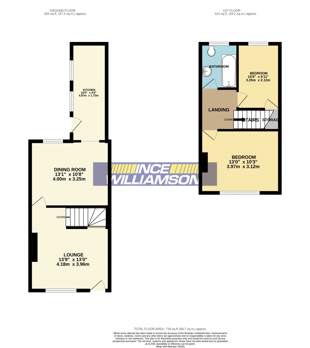 Floorplans For Chorley Road, Heath Charnock, Chorley