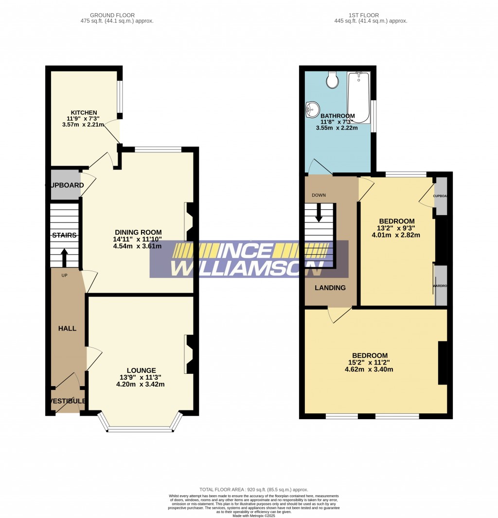 Floorplans For Devonshire Road, Chorley