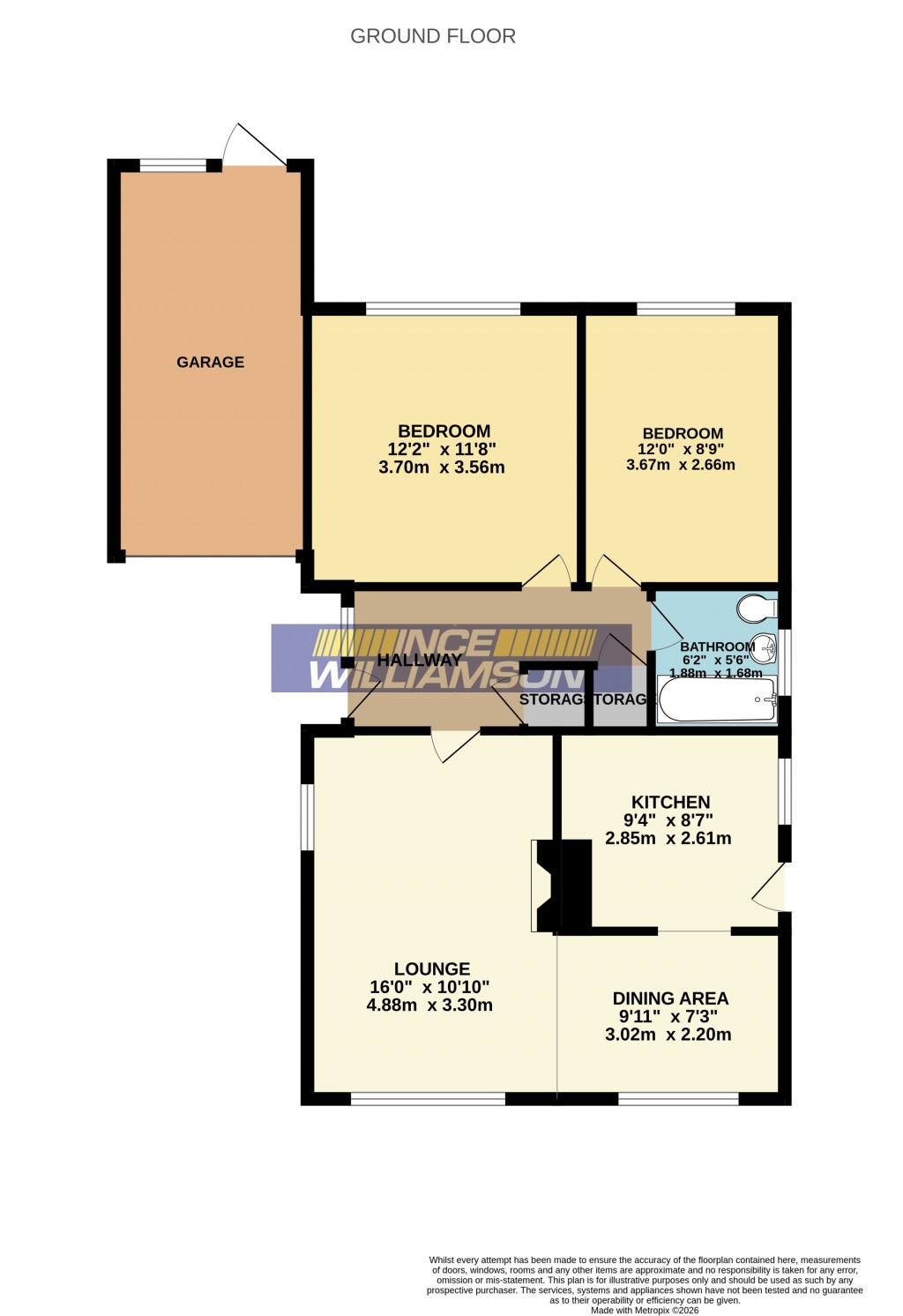 Floorplans For Rookwood Avenue, Chorley