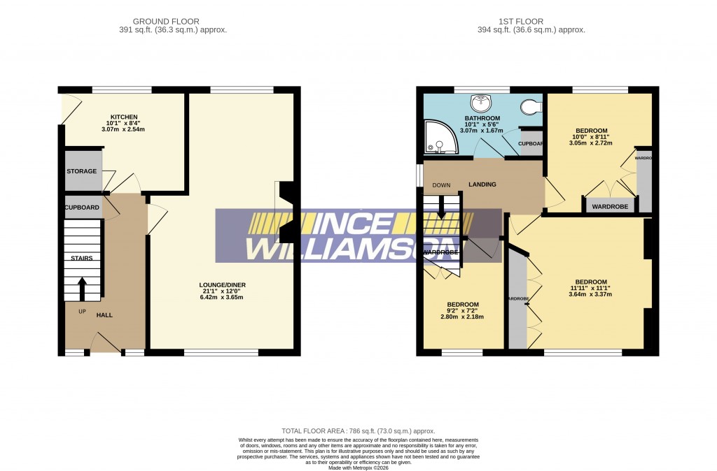Floorplans For Hurn Grove, Chorley