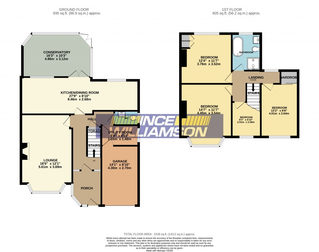 Floorplans For Lees Road, Anderton, Chorley