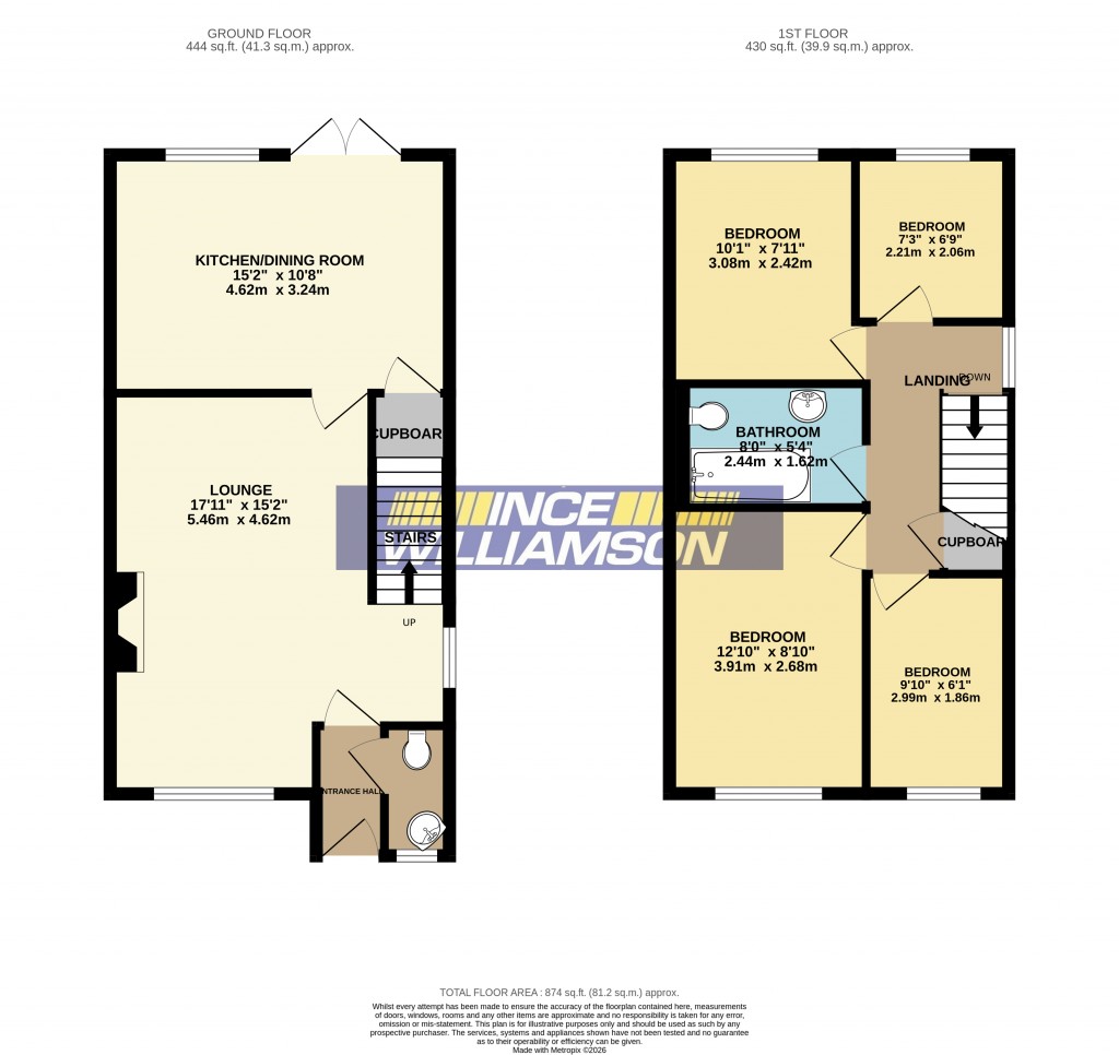 Floorplans For Keepers Wood Way, Gillibrand North, Chorley