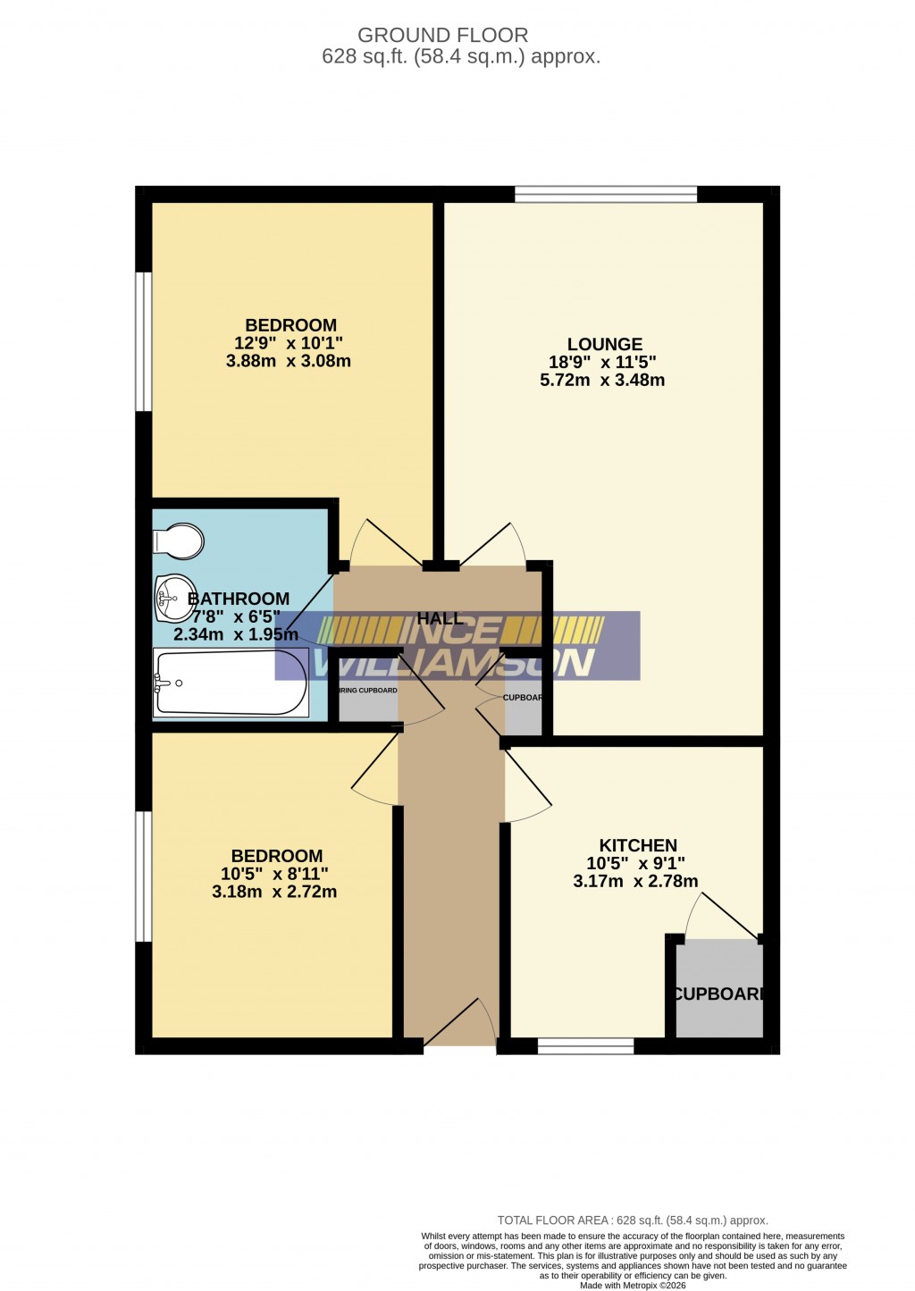 Floorplans For Devonshire Court, Chorley