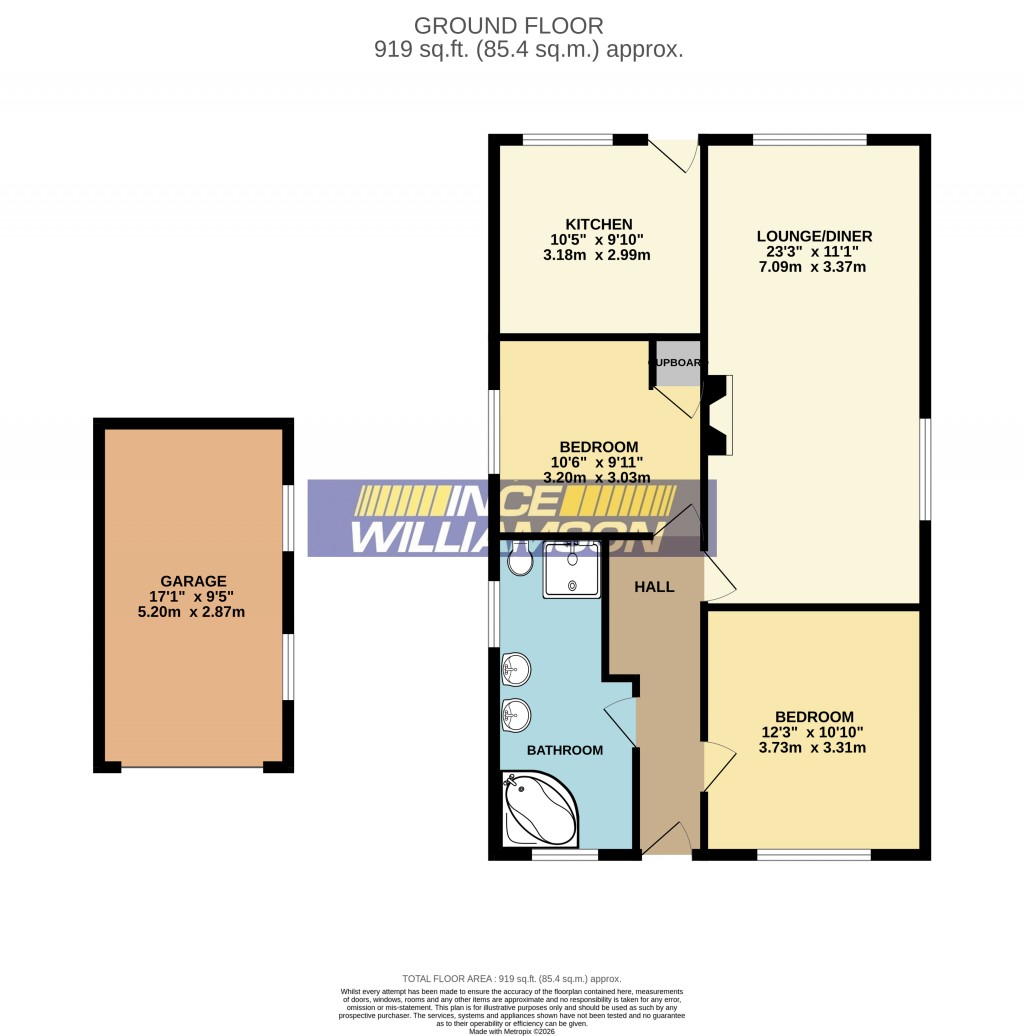 Floorplans For Melrose Way, Chorley