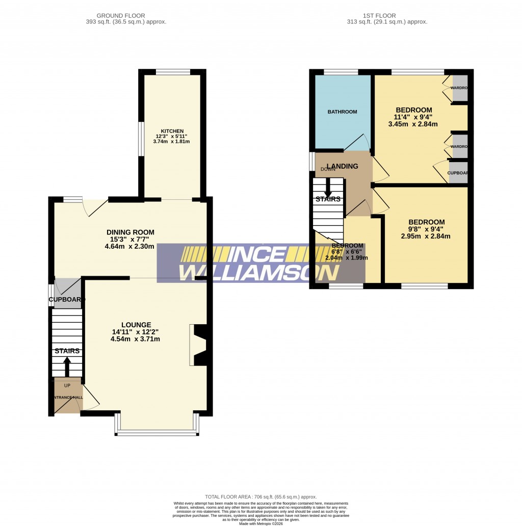 Floorplans For Kirkstall Drive, Chorley